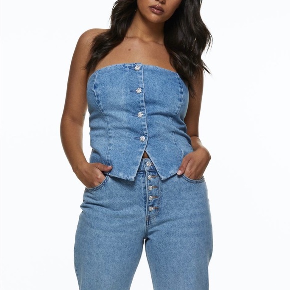 Denim Corset - Picture 2 of 6